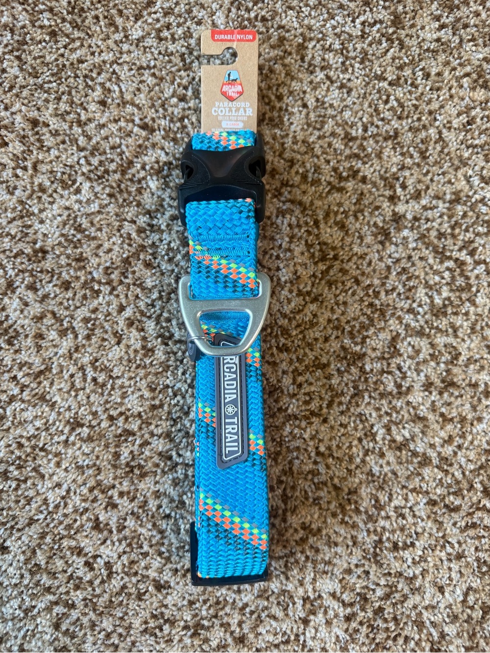 Blue Arcadia Trail Dog Collar - X Large NWT